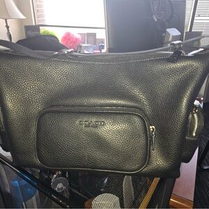 Coach Brown Leather Interior Patch Handbag